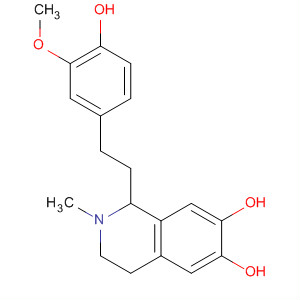 6,7-Isoquinolinediol,1,2,3,4-tetrahydro-1-[2-(4-hydroxy-3-methoxyphenyl)ethyl]-2-methyl-