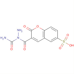 2H-1-Benzopyran-6-sulfonic acid, 2-oxo-, 2-(aminocarbonyl)hydrazide