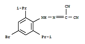 {[4-bromo-2,6-bis(1-methylethyl)phenyl]hydrazono}propanedinitrile