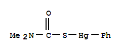 Mercury, (dimethylcarbamothioato-S)phenyl-