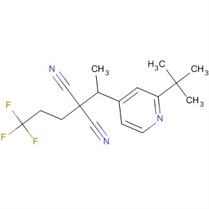 Propanedinitrile,[1-[2-(1,1-dimethylethyl)-4-pyridinyl]ethyl](3,3,3-trifluoropropyl)-