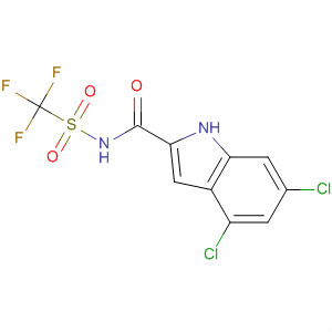 1H-Indole-2-carboxamide, 4,6-dichloro-N-[(trifluoromethyl)sulfonyl]-
