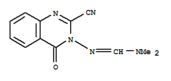 N'-(2-cyano-4-oxoquinazolin-3(4H)-yl)-N,N-dimethylimidoformamide