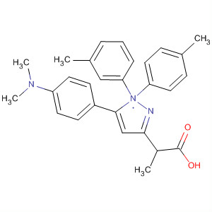 1H-Pyrazole-3-propanoic acid,5-[4-(dimethylamino)phenyl]-a-(3-methylphenyl)-1-(4-methylphenyl)-