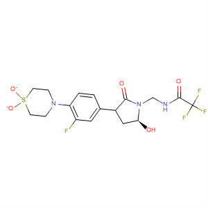 Acetamide,N-[[(5S)-3-[4-(1,1-dioxido-4-thiomorpholinyl)-3-fluorophenyl]-2-oxo-5-oxazolidinyl]methyl]-2,2,2-trifluoro-