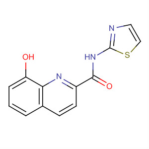 2-Quinolinecarboxamide, 8-hydroxy-N-2-thiazolyl-