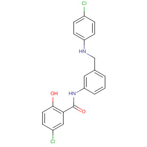 Benzamide,5-chloro-N-[3-[[(4-chlorophenyl)amino]methyl]phenyl]-2-hydroxy-