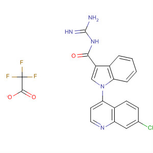 1H-Indole-3-carboxamide,N-(aminoiminomethyl)-1-(7-chloro-4-quinolinyl)-, mono(trifluoroacetate)