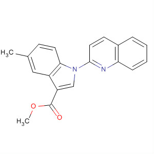 1H-Indole-3-carboxylic acid, 5-methyl-1-(2-quinolinyl)-, methyl ester