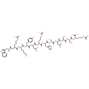 L-Arginine,L-tryptophyl-L-arginyl-L-lysyl-L-tyrosyl-L-leucyl-L-arginyl-L-histidyl-L-alanyl-L-leucyl-L-seryl-L-seryl-