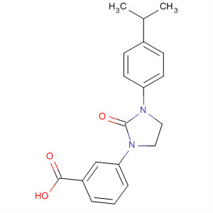 Benzoic acid, 3-[3-[4-(1-methylethyl)phenyl]-2-oxo-1-imidazolidinyl]-