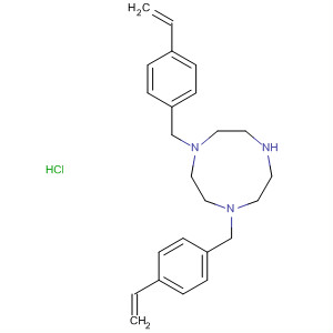 1H-1,4,7-Triazonine, 1,4-bis[(4-ethenylphenyl)methyl]octahydro-,monohydrochloride