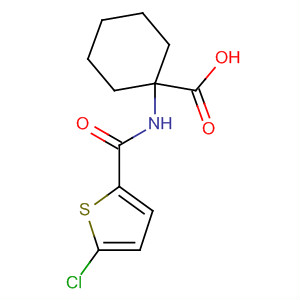 Cyclohexanecarboxylic acid, 1-[[(5-chloro-2-thienyl)carbonyl]amino]-