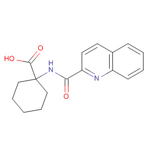 Cyclohexanecarboxylic acid, 1-[(2-quinolinylcarbonyl)amino]-
