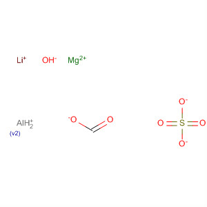 Aluminum lithium magnesium carbonate hydroxide sulfate