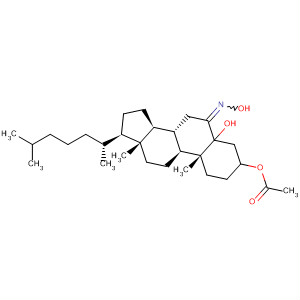 Cholestan-6-one, 3-(acetyloxy)-5-hydroxy-, 6-oxime, (3b,5a,6E)-