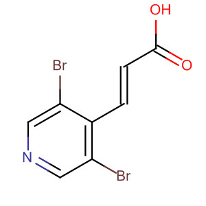 2-Propenoic acid, 3-(3,5-dibromo-4-pyridinyl)-, (E)-