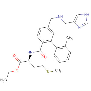 L-Methionine,N-[[5-[[(1H-imidazol-4-ylmethyl)amino]methyl]-2'-methyl[1,1'-biphenyl]-2-yl]carbonyl]-, ethyl ester