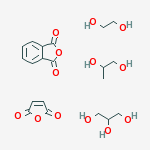 ethylene glycol; furan-2,5-dione; glycerol; isobenzofuran-1,3-dione; propane-1,2-diol