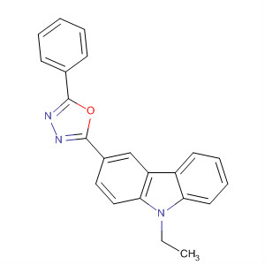 9H-Carbazole, 9-ethyl-3-(5-phenyl-1,3,4-oxadiazol-2-yl)-
