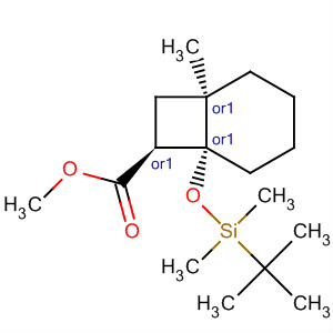 Bicyclo[4.2.0]octane-7-carboxylic acid,6-[[(1,1-dimethylethyl)dimethylsilyl]oxy]-1-methyl-, methyl ester,(1R,6R,7S)-rel-