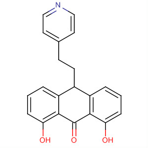 9(10H)-Anthracenone, 1,8-dihydroxy-10-[2-(4-pyridinyl)ethyl]-