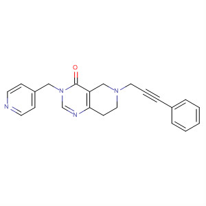 Pyrido[4,3-d]pyrimidin-4(3H)-one,5,6,7,8-tetrahydro-6-(3-phenyl-2-propynyl)-3-(4-pyridinylmethyl)-