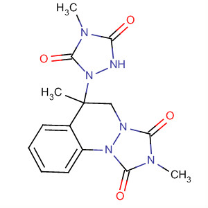 1H-[1,2,4]Triazolo[1,2-a]cinnoline-1,3(2H)-dione,5,6-dihydro-2,6-dimethyl-6-(4-methyl-3,5-dioxo-1,2,4-triazolidin-1-yl)-