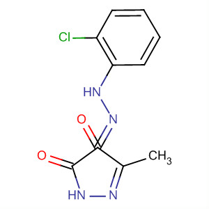 1H-Pyrazole-4,5-dione, 3-methyl-, 4-[(2-chlorophenyl)hydrazone]
