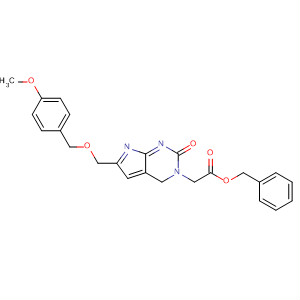 3H-Pyrrolo[2,3-d]pyrimidine-3-acetic acid,1,2-dihydro-6-[[(4-methoxyphenyl)methoxy]methyl]-2-oxo-, phenylmethylester