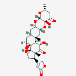 14-Hydroxy-3β,2α-[[(2S,6R)-tetrahydro-3,5-dihydroxy-6-methyl-4-oxo-2H-pyran-2,3-diyl]bis(oxy)]-5α-card-20(22)-enolide
