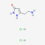 5-(2-aminoethyl)-2,3-dihydro-1H-pyrazol-3-one dihydrochloride