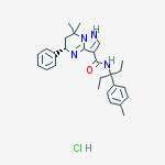 Pyrazolo[1,5-a]pyrimidine-3-carboxamide, N-[1-ethyl-1-(4-methylphenyl)propyl]-4,5,6,7-tetrahydro-7,7-dimethyl-5-phenyl-, hydrochloride (1:1), (5S)-