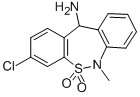 3-CHLORO-6,11-DIHYDRO-5,5-DIOXO-11-AMINO-6-METHYLDIBENZO[C,F][1,2]THIAZEPINE