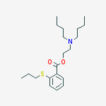 2-(Dibutylamino)ethyl=o-(propylthio)benzoate