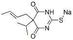 5-(2-Butenyl)-5-isopropyl-2-sodiothio-4,6(1H,5H)-pyrimidinedione