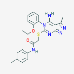 2-[4-amino-5-(2-ethoxyphenyl)-3-methylpyrazolo[3,4-d]pyrimidin-6-yl]sulfanyl-n-(4-methylphenyl)acetamide