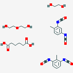 Hexanedioic acid, polymer with 1,3-diisocyanato-2-methylbenzene, 2,4-diisocyanato-1-methylbenzene, 1,2-ethanediol and 2,2-oxybis[ethanol]