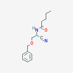 3-Benzyloxy-α-(N-butyryl)-aminopropionitrile