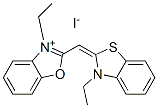 3-ethyl-2-[(3-ethyl-3H-benzothiazol-2-ylidene)methyl]benzoxazolium iodide