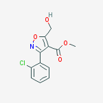 4-ISOXAZOLECARBOXYLIC ACID 3-(2-CHLOROPHENYL)-5-(HYDROXYMETHYL)-,METHYL ESTER