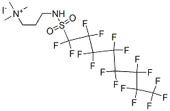 [3-[[(heptadecafluorooctyl)sulphonyl]amino]propyl]trimethylammonium iodide