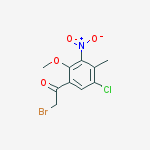 2-BROMO-1-(5-CHLORO-2-METHOXY-4-METHYL-3-NITRO-PHENYL)ETHANONE