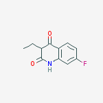 2-1H-QUINOLINONE,3-ETHYL-7-FLUORO-4-HYDROXY-