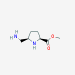 L-PROLINE,5-(AMINOMETHYL)-,METHYL ESTER,(5R)-
