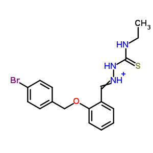 [2-[(4-bromophenyl)methoxy]phenyl]methylidene-(ethylcarbamothioylamino)azanium