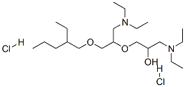 1-(diethylamino)-3-[2-(diethylamino)-1-[[(2-ethylpentyl)oxy]methyl]ethoxy]propan-2-ol dihydrochloride