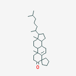 10',13'-dimethyl-17'-(6-methylheptan-2-yl)-1',7',8',9',10',11',12',13',14',15',16',17'-dodecahydrospiro[cyclopentane-1,4'-cyclopenta[a]phenanthren]-3'(2'H)-one