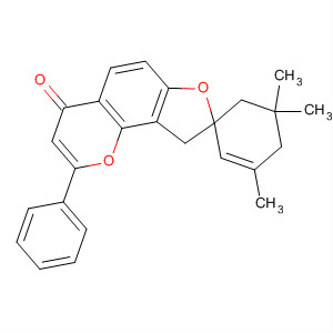 Spiro[5-cyclohexene-1,8'(9'H)-[4H]furo[2,3-h][1]benzopyran]-4'-one,3,3,5-trimethyl-2'-phenyl-