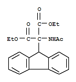 diethyl (acetylamino)(9H-fluoren-9-yl)propanedioate